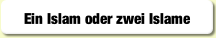 Ein Islam oder zwei Islame.